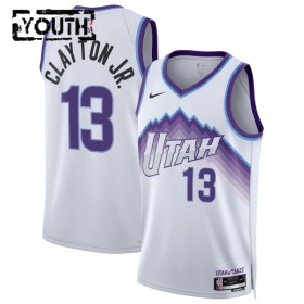 Camiseta Niños NBA Utah Jazz Walter Clayton JR 2025-26 Nike Association Edition Blanco Swingman